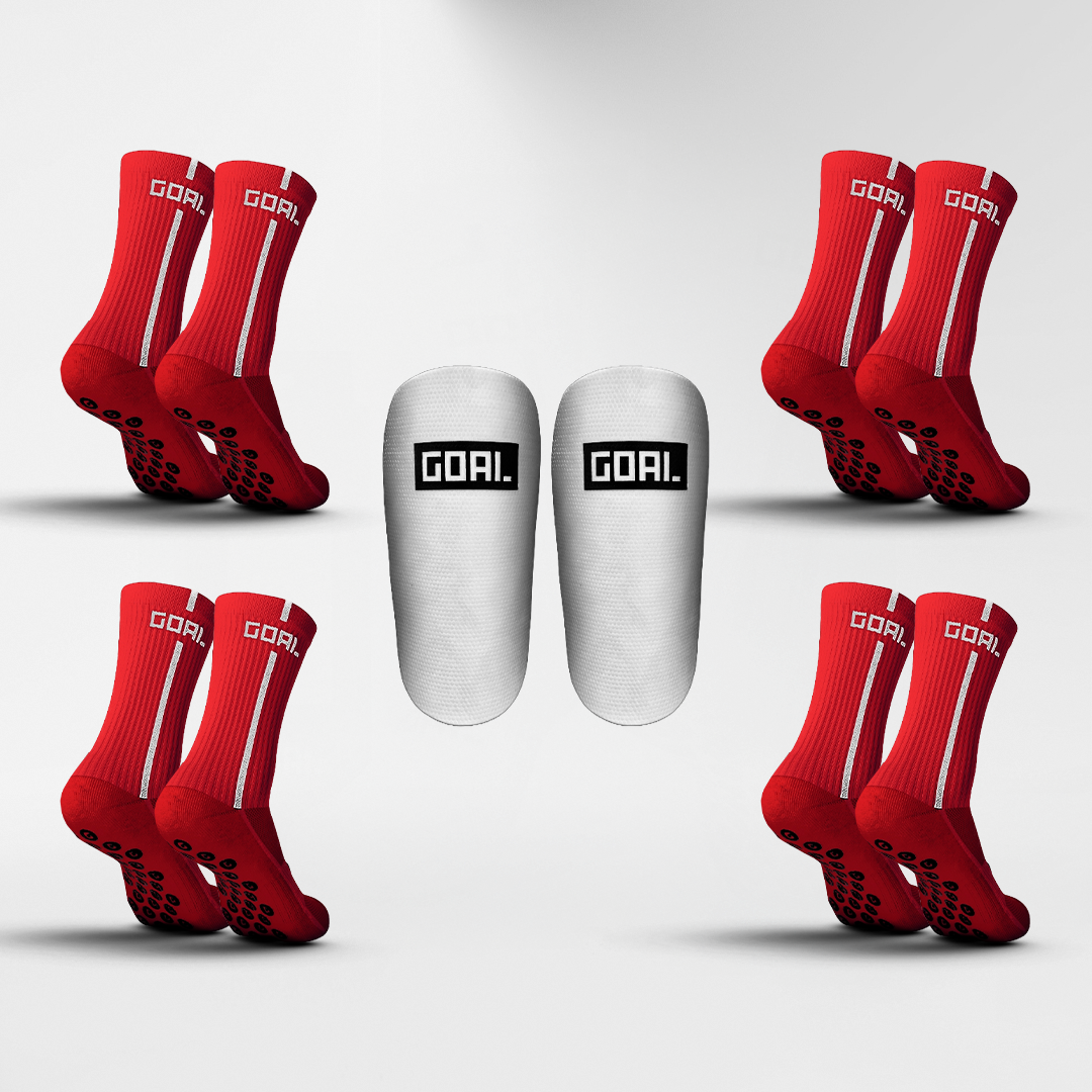 GRIP SOCKS X4 + MANGA PARA PANTORRILLAS