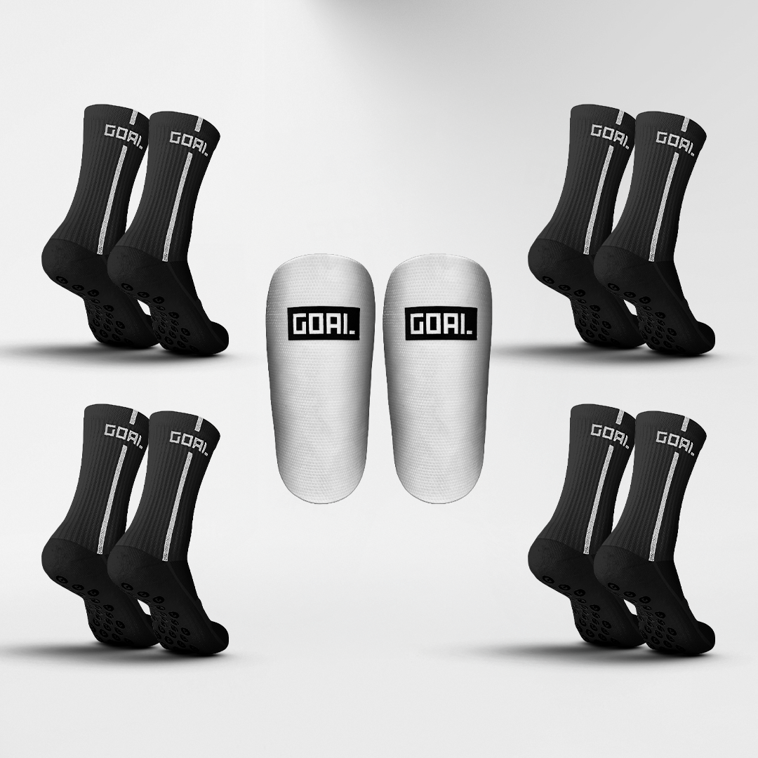 GRIP SOCKS X4 + MANGA PARA PANTORRILLAS